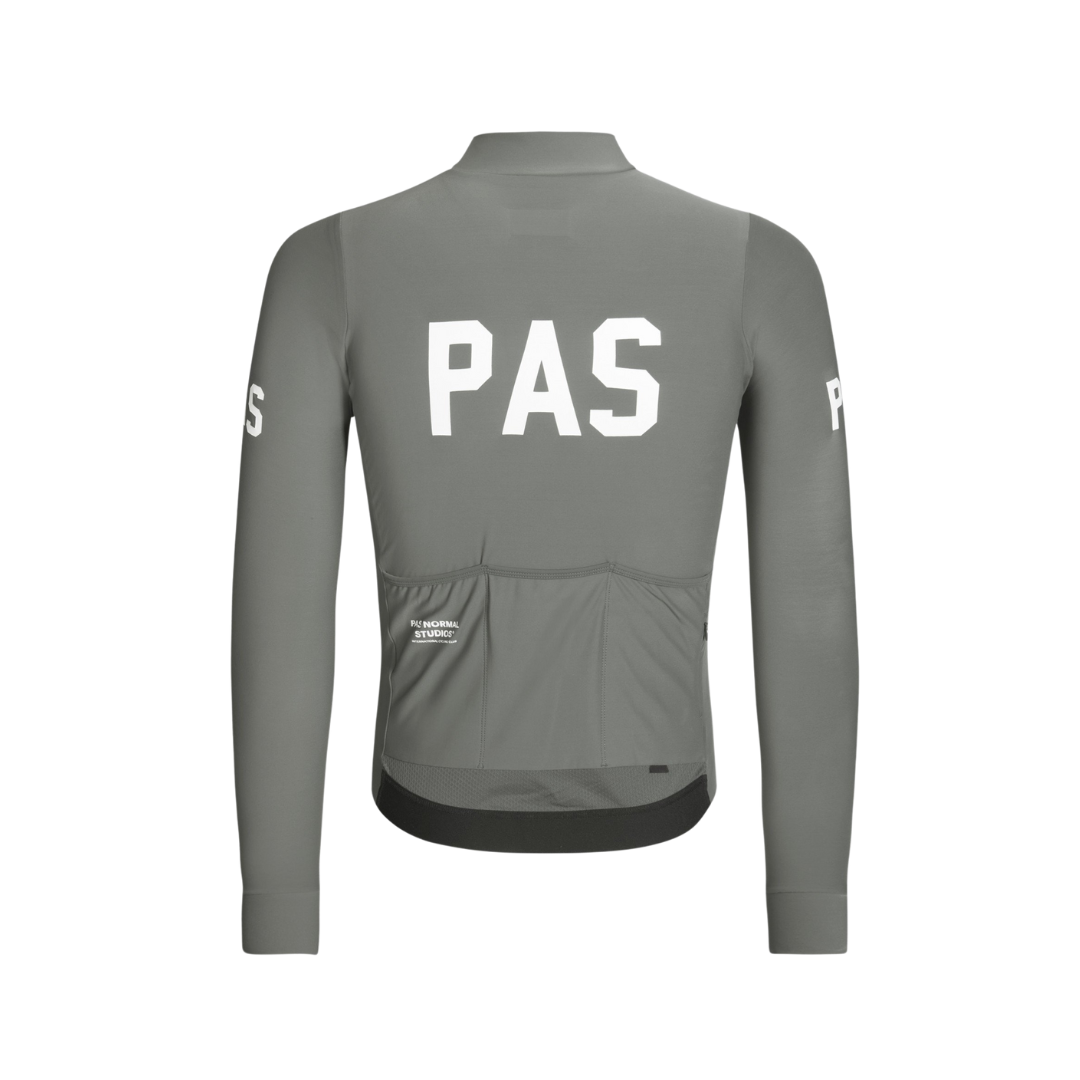 Pas Normal Studios PAS Long Sleeve Jersey - Dark Grey