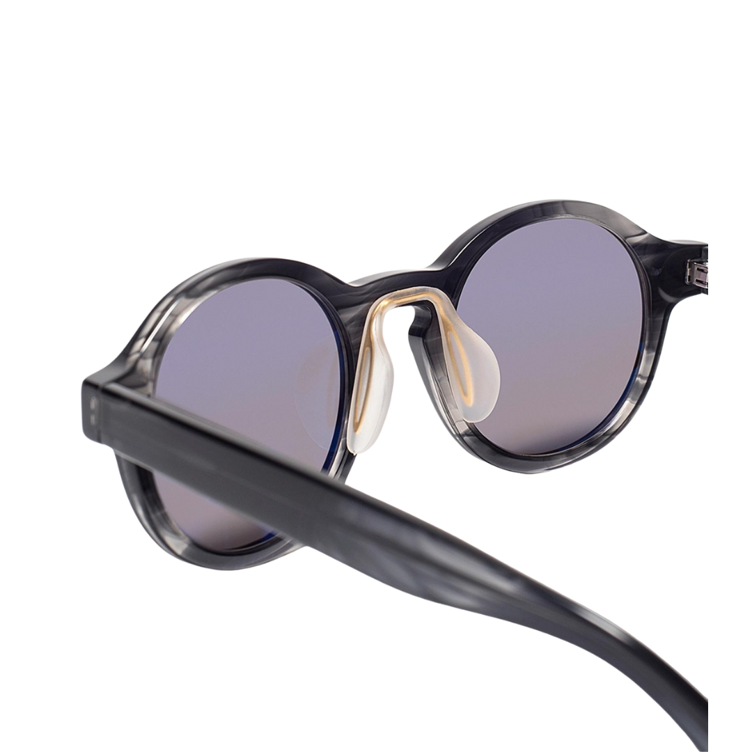 ARTICLE ONE EYEWEAR EDEY V2 - Black Waves w/ Polarized Grey Lenses