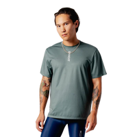 Bandit Running Drift™ Graphic Performance Tee "Warped Bandit" - Slate Green 