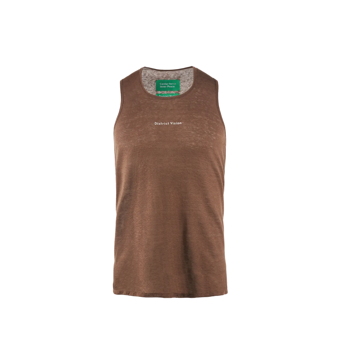 District Vision Hemp Singlet - Cacao