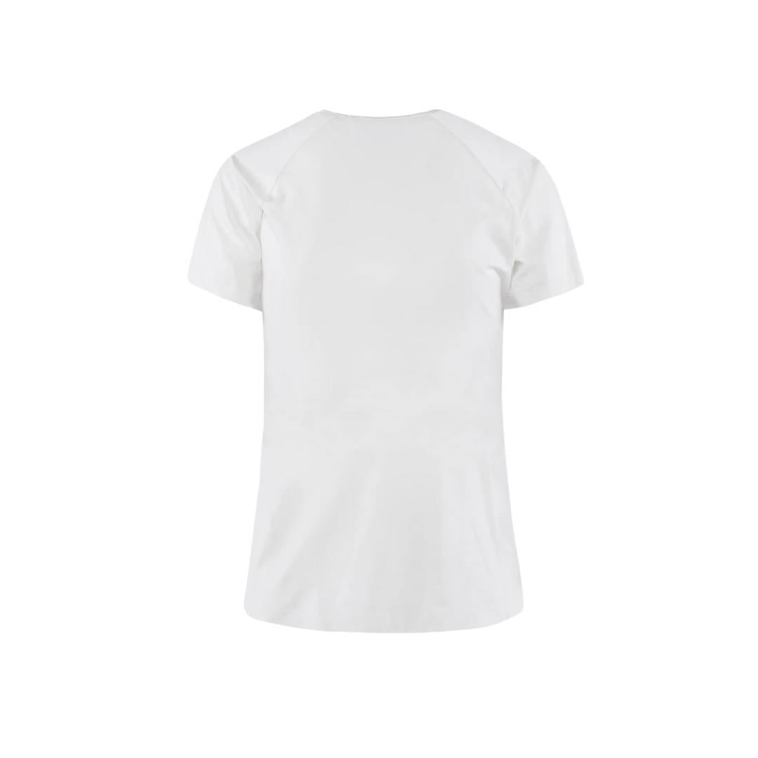 District Vision Women's Short Sleeve Fitted Tee - White