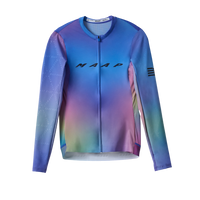 MAAP - Women's Blurred Out Pro Hex LS Jersey 2.0 - Blue Mix