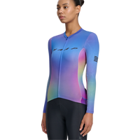 MAAP - Women's Blurred Out Pro Hex LS Jersey 2.0 - Blue Mix