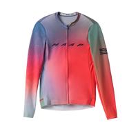 MAAP - Women's Blurred Out Pro Hex LS Jersey 2.0 - Red Mix