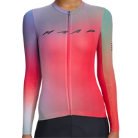 MAAP - Women's Blurred Out Pro Hex LS Jersey 2.0 - Red Mix