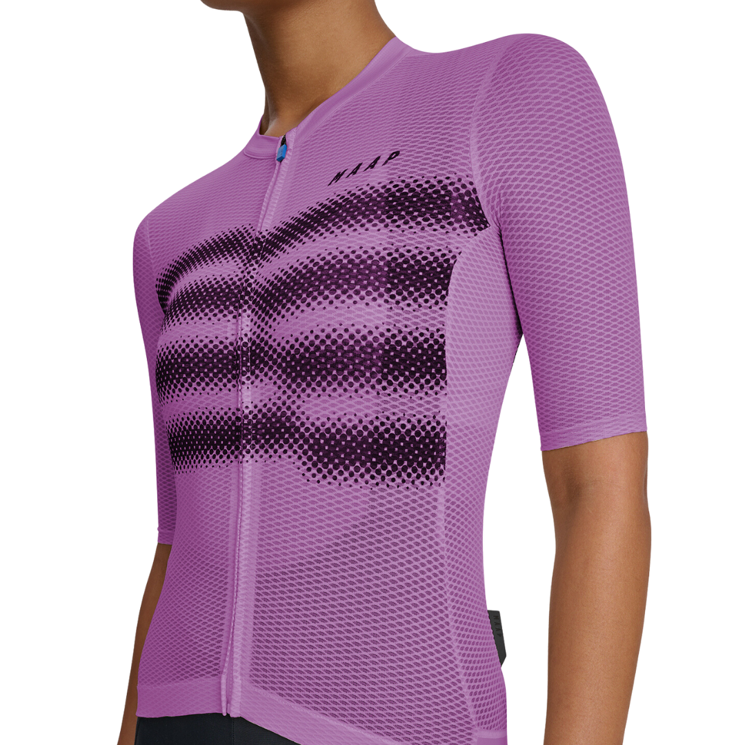 MAAP - Women's Blurred Out Ultralight Jersey - Plum 