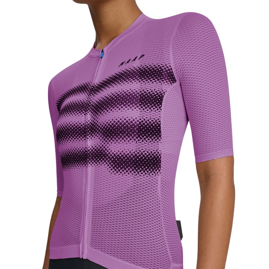 MAAP - Women's Blurred Out Ultralight Jersey - Plum 