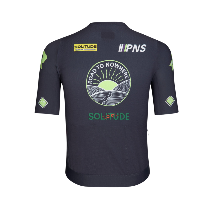 Pas Normal Studios Solitude Jersey Logo - Deep Grey – kitcycling