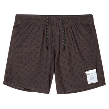 Satisfy Running Space-O 5" Shorts - Deep Mahogany