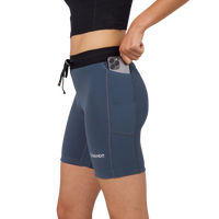 Bandit Running Stamina 7" Women's Compression Shorts - Strom Grey