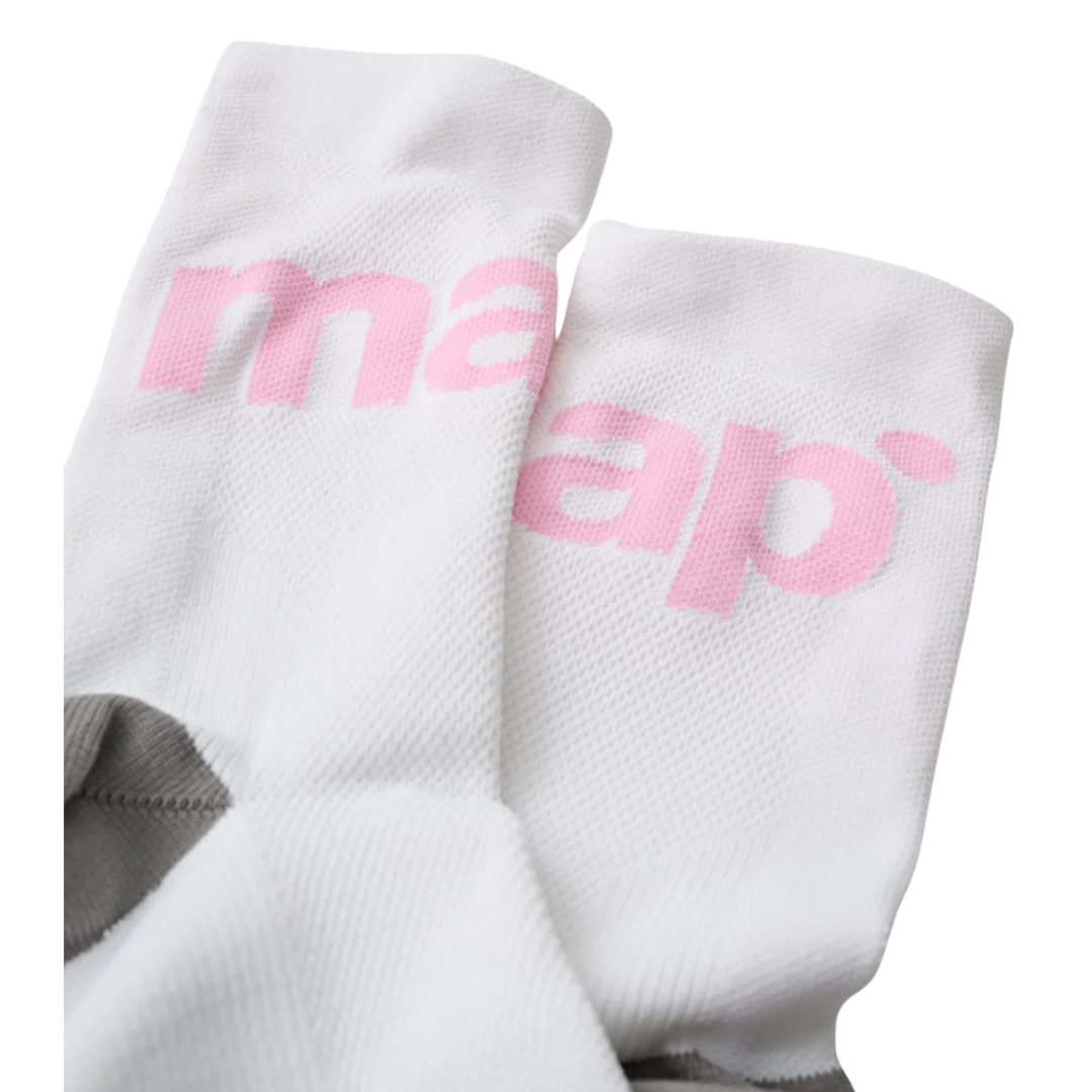 MAAP Training Sock - White/Orchid