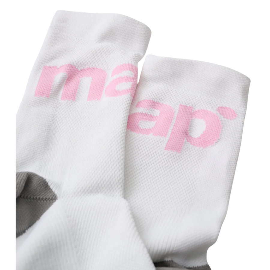 MAAP Training Sock - White/Orchid