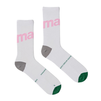 MAAP Training Sock - White/Orchid