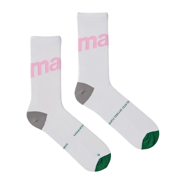 MAAP Training Sock - White/Orchid