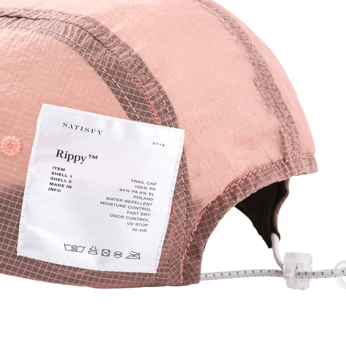 Satisfy Rippy Trail Cap - Coral Pink – kitcycling